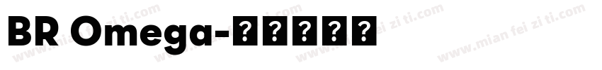 BR Omega字体转换